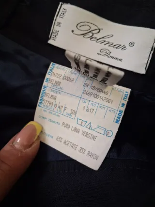 Gonna tubino blu scuro