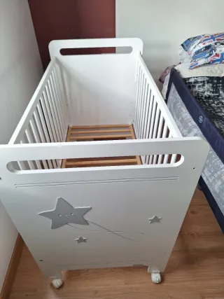 Cuna Trama con 2 colchones