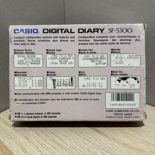 Casio Digital Diary SF-5300 - Agenda vintage 64KB