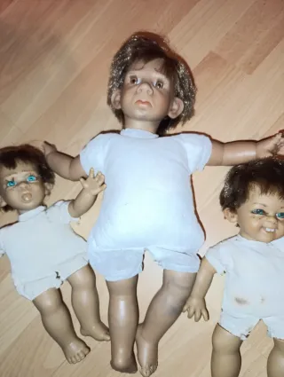 Lote 3 muñecos bebé gestitos