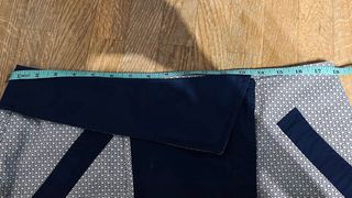 Falda Carolina Herrera Azul y Blanca