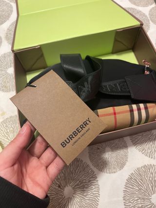 Borsa a spalla Burberry Beige/Oro