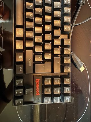 Teclado Mecánico Redragon K552 Kumara Negro