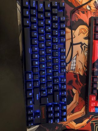 Teclado Mecánico Redragon K552 Kumara Negro