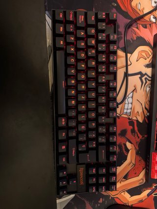 Teclado Mecánico Redragon K552 Kumara Negro