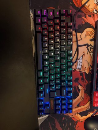Teclado Mecánico Redragon K552 Kumara Negro