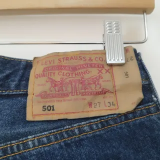 Calças Levi's 501 Tamanho XS