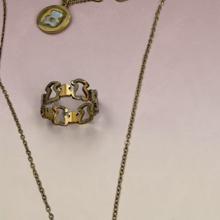 Conjunto de Joyas Oso Dorado