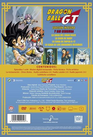 Dragon Ball GT Serie completa DVD NUEVA