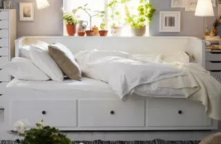 Estructura diván HEMNES 3 cajones 80x200