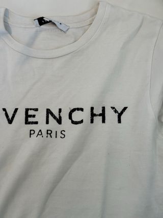 T-shirt Givenchy Paris bianca unisex tg 12 anni