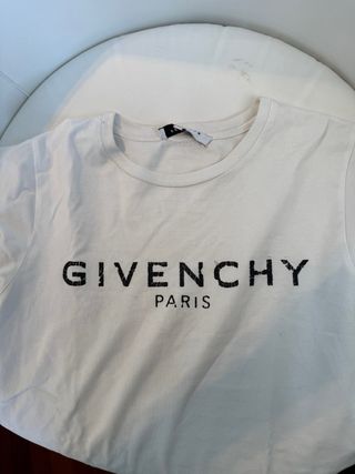 T-shirt Givenchy Paris bianca unisex tg 12 anni