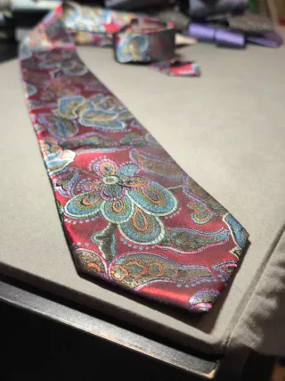 Cravatta fantasia floreale Westbury Vintage