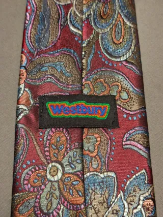 Cravatta fantasia floreale Westbury Vintage