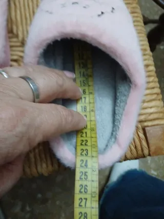 Zapatillas rosas con perro talla 36