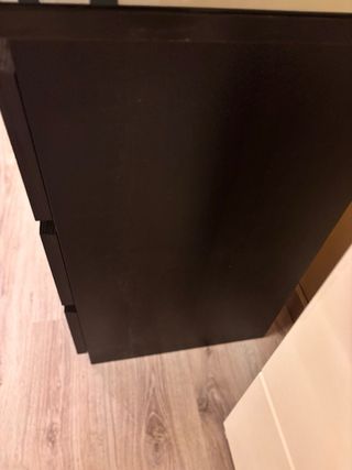 Cómoda Ikea Malm Negra/Marrón