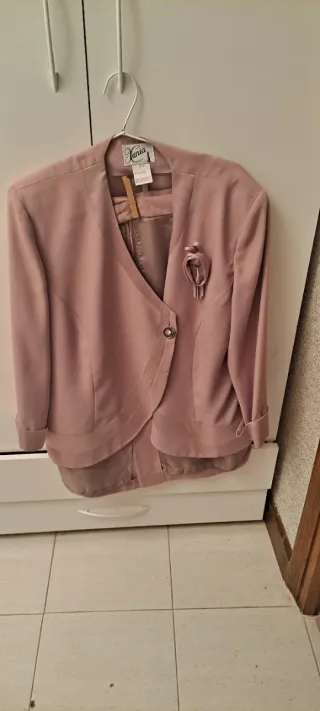 Conjunto fiesta rosa lila