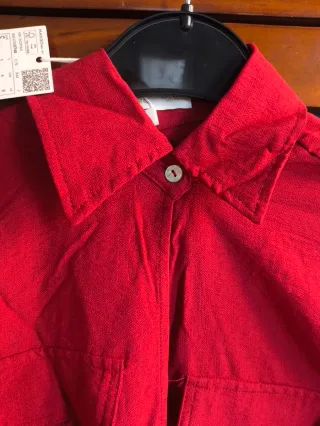 Vestido Mango Rojo Talla S nuevo con etiqueta