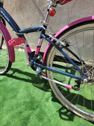 Bicicleta Niña BTWIN Rosa y Azul