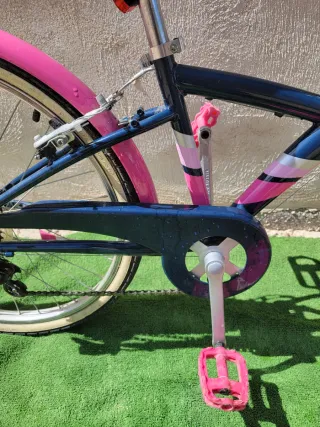 Bicicleta Niña BTWIN Rosa y Azul