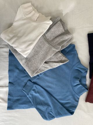 Lote 5 Camisetas Cuello Alto. Esquí LL Bean y Zara