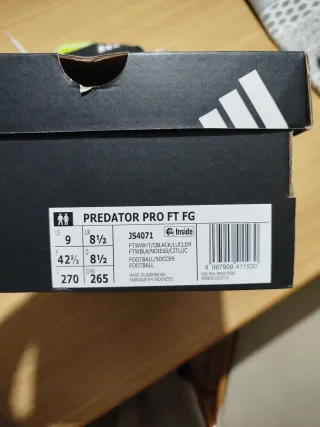 Adidas Predator Pro FT FG talla 42 2/3 poco uso