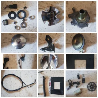 Piezas de moto variadas