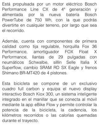 Bicicleta Eléctrica RIEJU Carbono