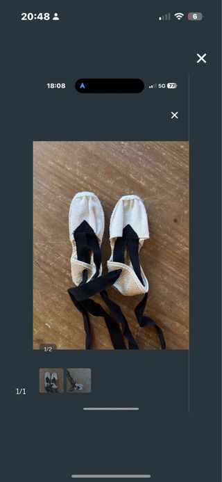Espardeñas fallero talla 18