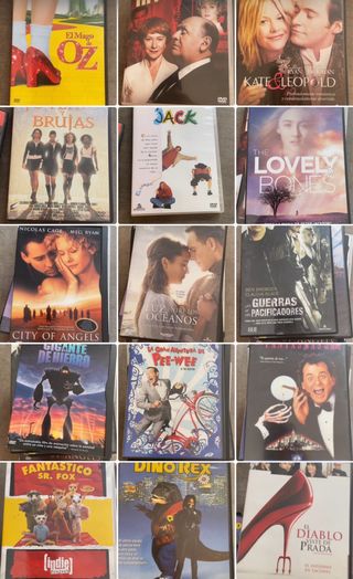 Películas DVD a elegir (venta por separado)
