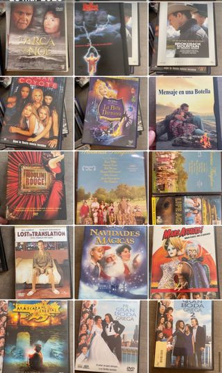 Películas DVD a elegir (venta por separado)