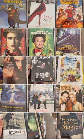 Películas DVD a elegir (venta por separado)