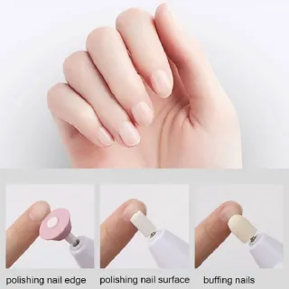Pulidor de uñas eléctrico con accesorios