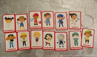 Cartas Aprende a Contar. Animales y Oficios