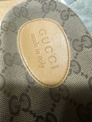 Sandalias Gucci Hombre Talla 42 Beige/Marrón
