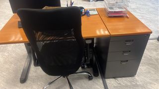 4 Mesas profesionales oficina madera y metal