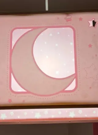 Lámpara infantil luna y estrellas