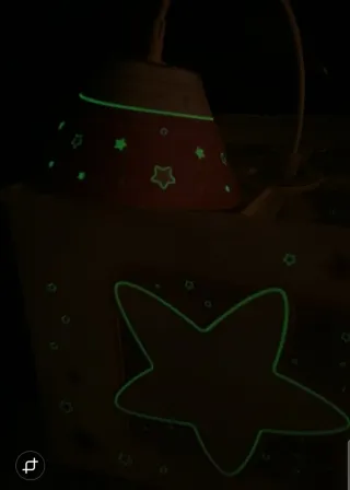 Lámpara infantil luna y estrellas