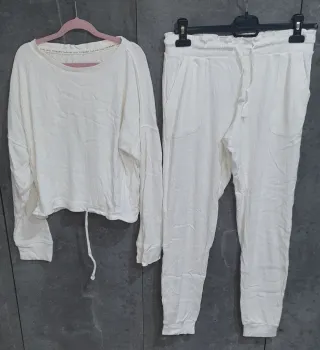 Conjunto Primark Pijama Punto Crudo Talla S