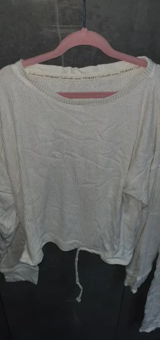 Conjunto Primark Pijama Punto Crudo Talla S