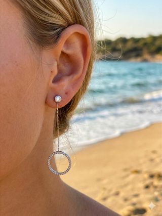 Pendientes largos elegantes