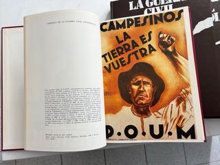 Colección Guerra Civil Española 6 tomos + carteles