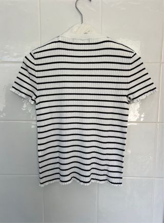 Camiseta rayas Blanca y Negra
