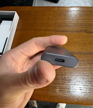 Registratore vocale digitale grigio