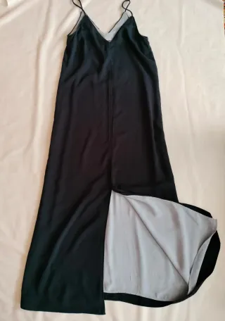 Vestido midi azul marino tirantes Talla S