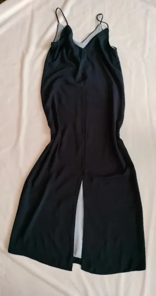 Vestido midi azul marino tirantes Talla S