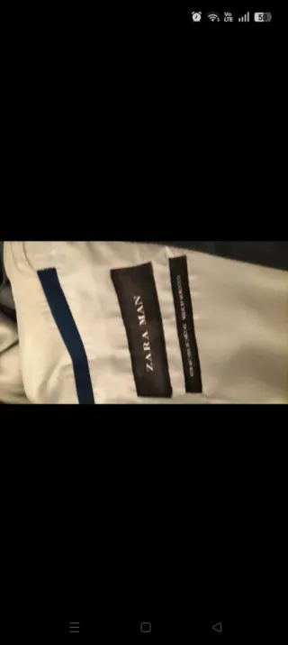 Completo elegante uomo Zara Man blu taglia M