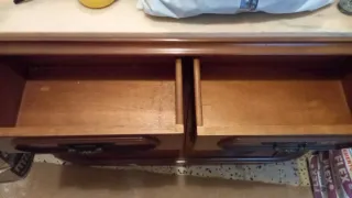Mueble de entrada con espejo