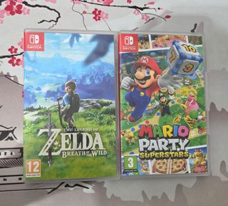 Zelda Breath of the Wild y Mario Party Superstars