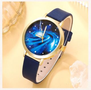 Conjunto Joyas y Reloj Mujer Azul